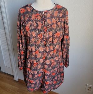 5 For $50🔥 Zara Floral Women's Top Or Tunic- Pink and Black